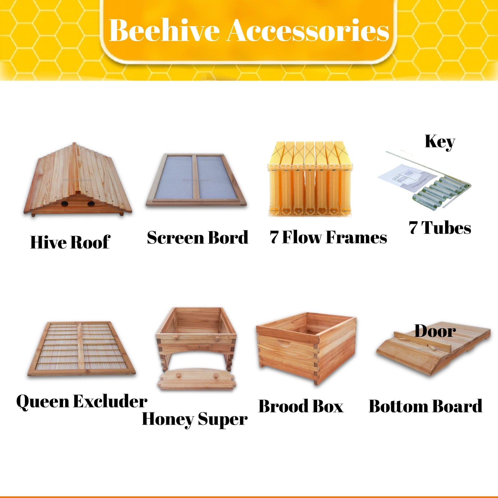 ApiaryPro Flow Hive kit accessories - Beekeeping box and honey tap tools